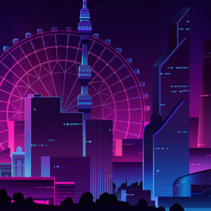 Neon City Wallpaper